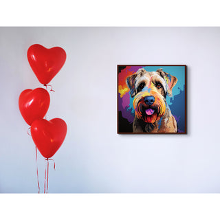"Terrier Twist" Airedale Terrier - Chromatic Canines Series Print