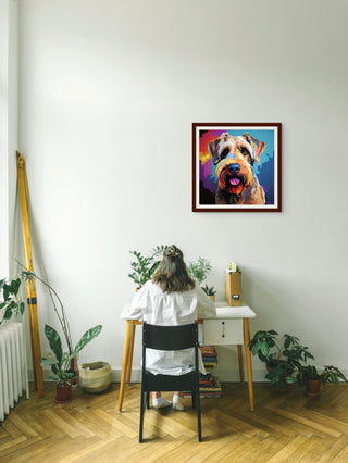 "Terrier Twist" Airedale Terrier - Chromatic Canines Series Print