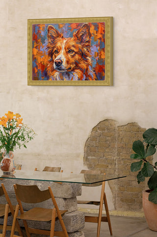 "Border Soul" Border Collie - Chromatic Canines Series Print