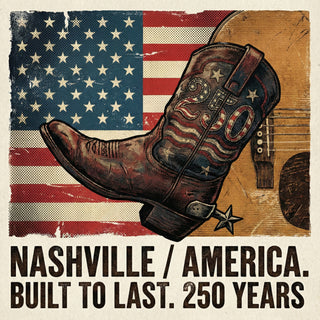 Nashville Boots Wall Art – America’s 250th Birthday Edition (1776–2026)
