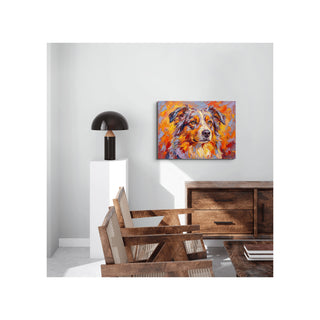 "Herding Light Aussie" Australian Shepherd - Chromatic Canines Series Print