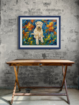 "Midnight Shag" Wheaten Terrier - Chromatic Canines Series Print