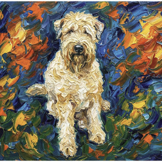 "Midnight Shag" Wheaten Terrier - Chromatic Canines Series Print