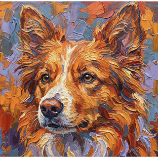 "Border Soul" Border Collie - Chromatic Canines Series Print