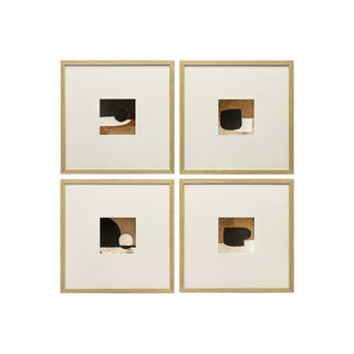 P-10-101-101-103-0032-1.jpg;Black, brown, cream, modern, abstract, quadtych