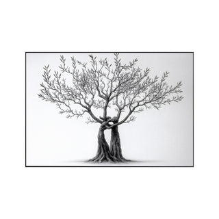 P-10-101-101-107-0041-1.jpg;Black and white, trees, people, creative, intertwined, kissing