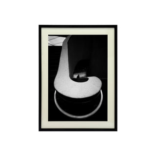 P-10-101-117-107-0038-1.jpg;black and white, stair rail, figure, dark, moody, industrial, concrete