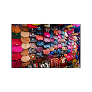 P-10-101-117-116-0004-1.jpg;full color, vibrant, bags, purses, market display, leatehr, pink, red, black, patterned