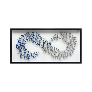 P-10-102-111-102-0020-1.jpg;butterflies, 3-D, infinity symbol, blue, gray, grey, cut paper