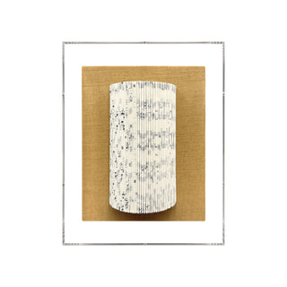P-10-102-111-104-0047-1.jpg;folded music notes, 3-D, minimalist, tan, cream, black