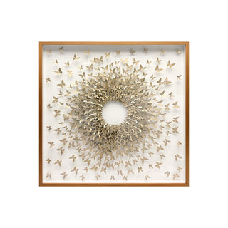 P-10-102-111-109-0021-1.jpg;butterflies, 3-D, circle, gold, cut paper