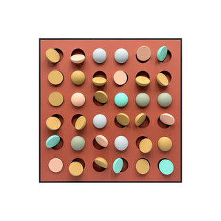 P-10-102-112-104-0045-1.jpg;modern, colorful, spheres, wood, peach, yellow, aqua, green, tan