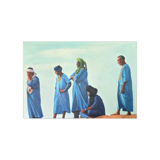 P-10-103-121-110-0050-1.jpg;full color, figures, traditional wear, cool tones, blues, sand, barefoot