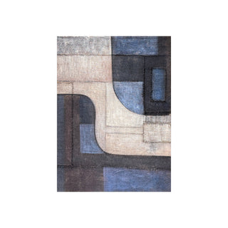 P-10-103-122-104-0001-1.jpg;Contemporary, modern, abstract, fiber art, painted, texture, movement, beige, blue, black