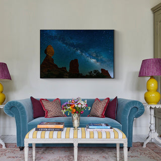 S-10-101-101-102-0029-1.jpg;full color, night sky, milky way, space, stars, astronomy, rocks, rock formation,