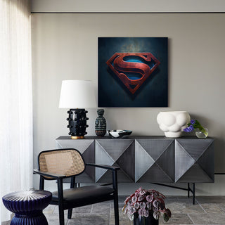 S-10-101-101-104-0033-1.jpg;full color, industrial, dirty, grunge, superman s, gray, grey, red, blue