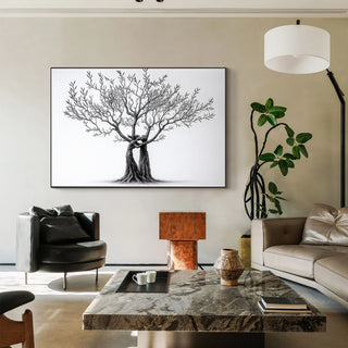 S-10-101-101-107-0041-1.jpg;Black and white, trees, people, creative, intertwined, kissing