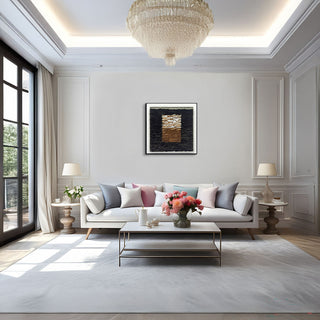 S-10-102-111-102-0036-1.jpg;paper art, paper strips, olive green, white, beige, earthy tones, curling paper, texture