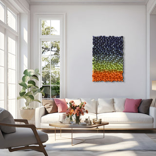 S-10-102-111-104-0039-3.jpg;modern, colorful, navy, blue, green, orange, pointy, 3-D