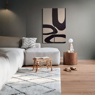 S-10-102-114-104-0013-1.jpg;contemporary, modern, black, cream, arch, round, abstract, diptych