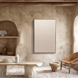 Modern interior with a textured wall, abstract painting, and wicker chair.

sku: S-10-103-121-104-0030-1