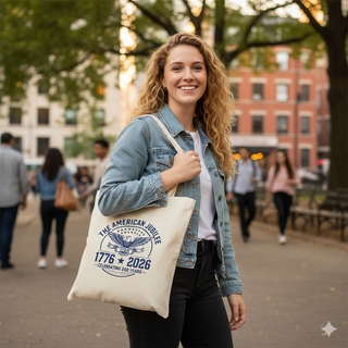 American Jubilee Canvas Tote Bag – America’s 250th Birthday Edition (1776–2026)