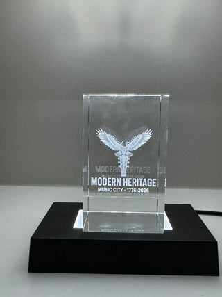 Modern Heritage - engraved Crystal