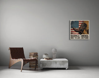 Nashville Boots Wall Art – America’s 250th Birthday Edition (1776–2026)