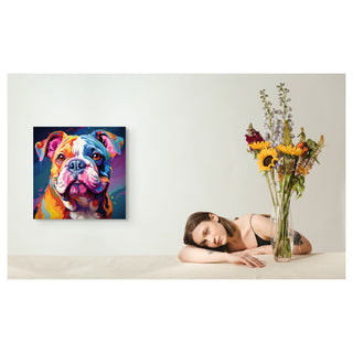 "Boxer Dream" Boxer - Chromatic Canines Series Print