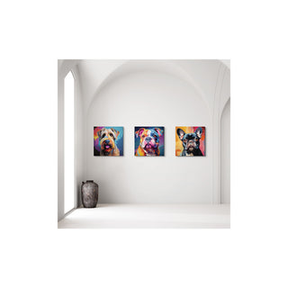 "Boxer Dream" Boxer - Chromatic Canines Series Print