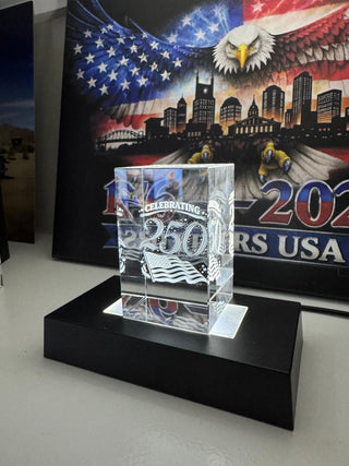 Engraved Crystal - 250th