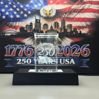 Engraved Crystal - 250th