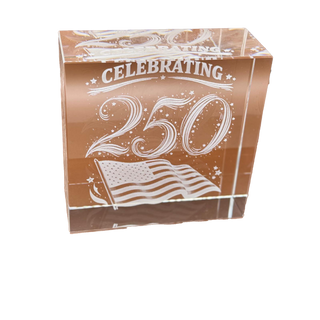 Engraved Crystal - 250th
