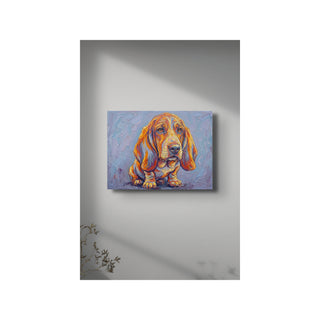"The Quiet Observer" Basset Hound - Chromatic Canines Series Print