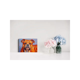 "The Stalwart Sentinel" Bulldog - Chromatic Canines Series Print