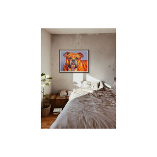 "The Stalwart Sentinel" Bulldog - Chromatic Canines Series Print