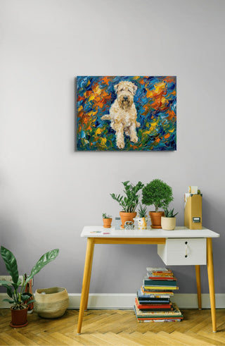 "Midnight Shag" Wheaten Terrier - Chromatic Canines Series Print