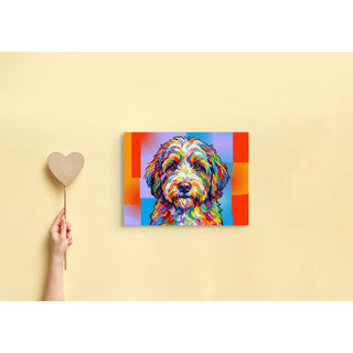 "Doodle Dreamer" Doodle Dog - Chromatic Canines Series Print